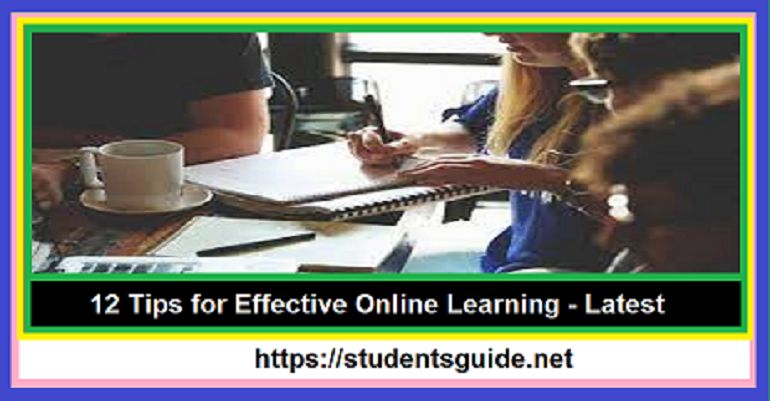 12 Tips for Effective Online Learning - Latest-compressed