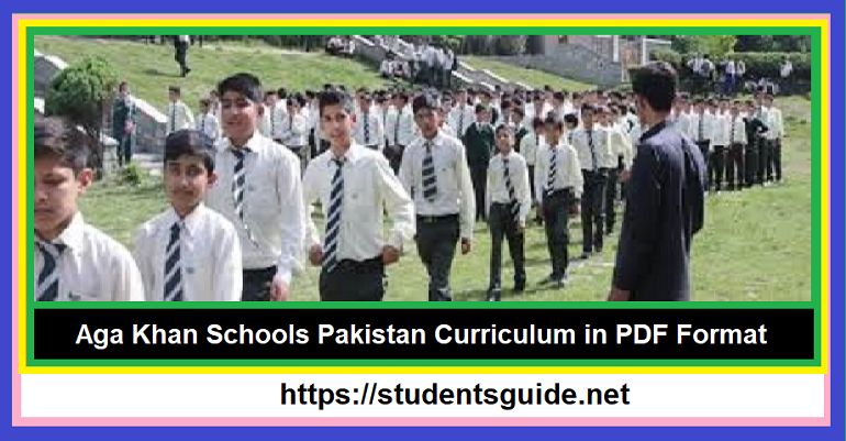 Aga Khan Schools Pakistan Curriculum in PDF Format - Latest-compressed