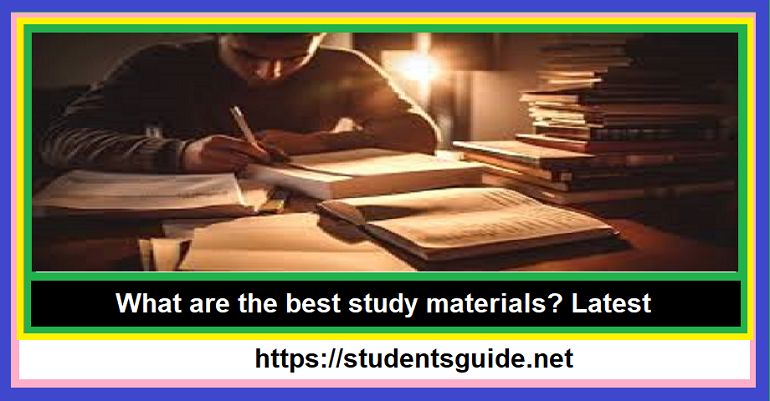 What are the best study materials Latest-compressed