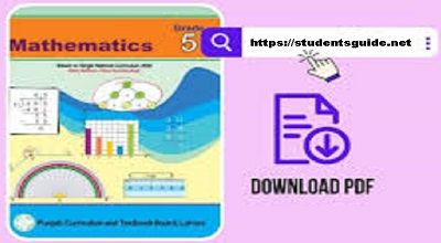 Punjab Board 5th Class Math Solved Notes in PDF Format Free Download